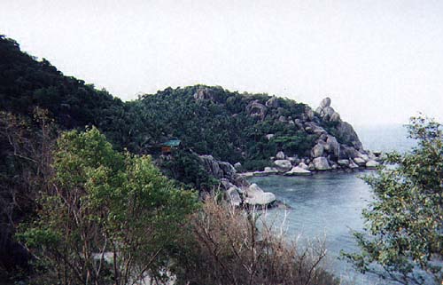 Bungalow on cliffside at Freedom Beach