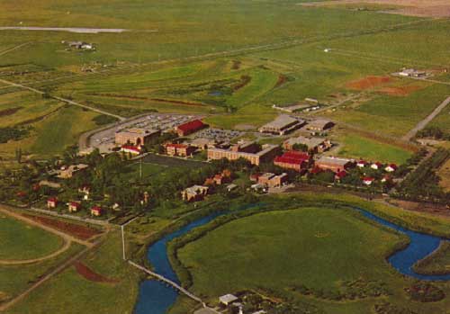 A view of the RCMP depot