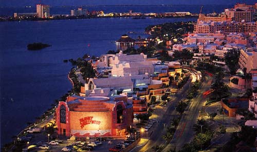 Cancun At Night