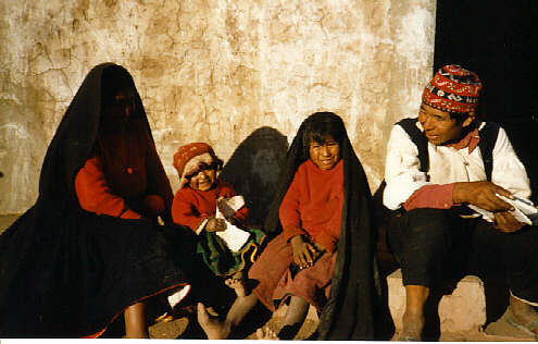 Taquile Island
Typical Quechua Indian family

