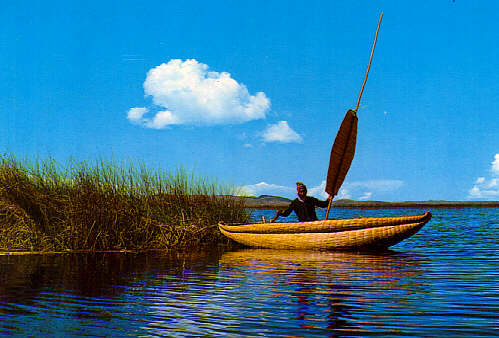 Lake Titicaca
Typical reed boat 