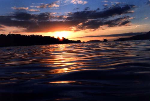 Sunset In Santos